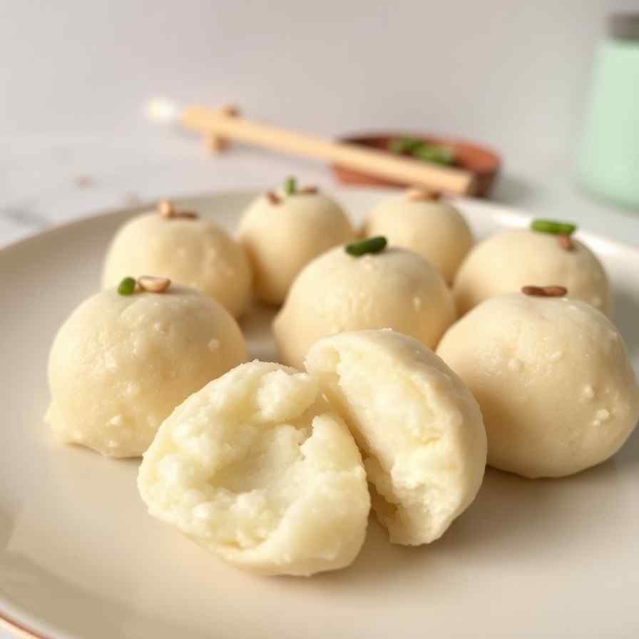Easy Microwave Mochi Balls Recipe - Soft, Chewy & Simple